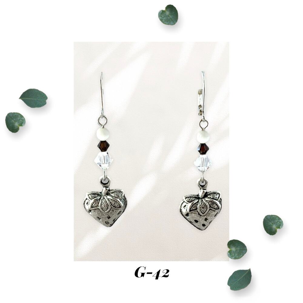 Chocolate Covered Cool Whipped Strawberry Pie - Earrings